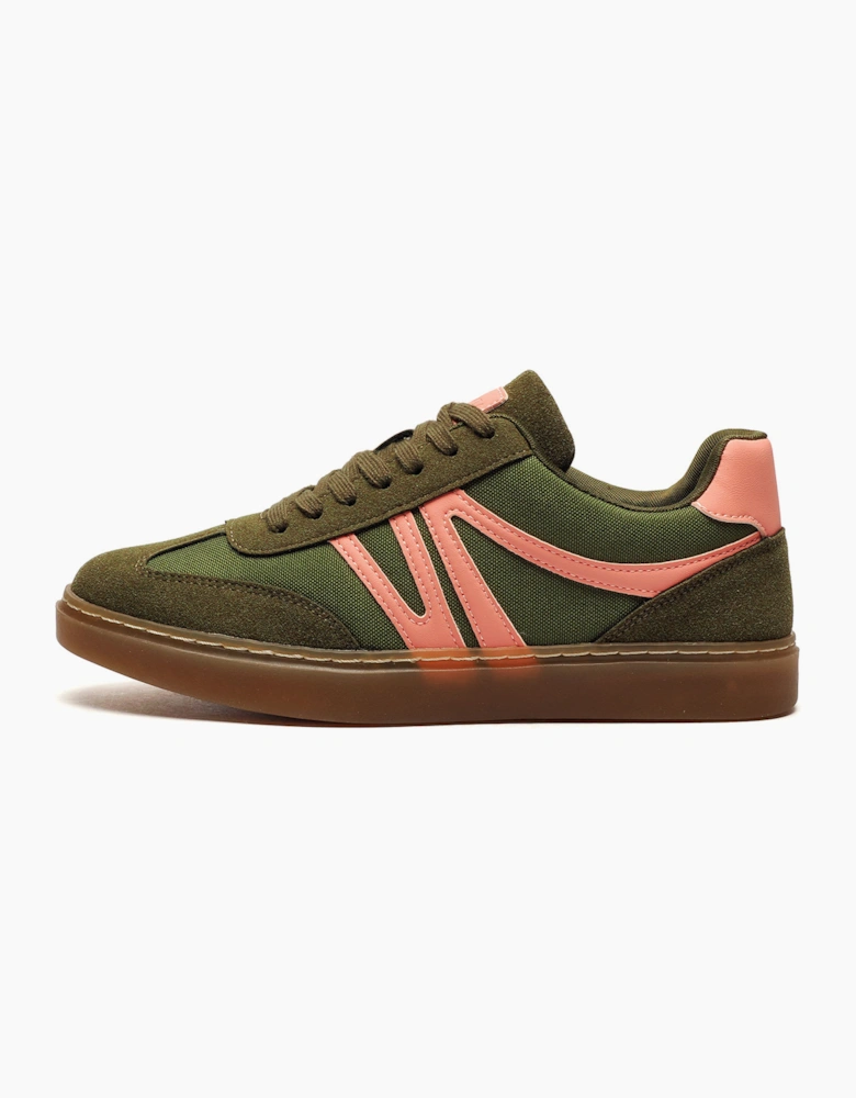 Cipriata Redea Retro Womens Trainers Khaki