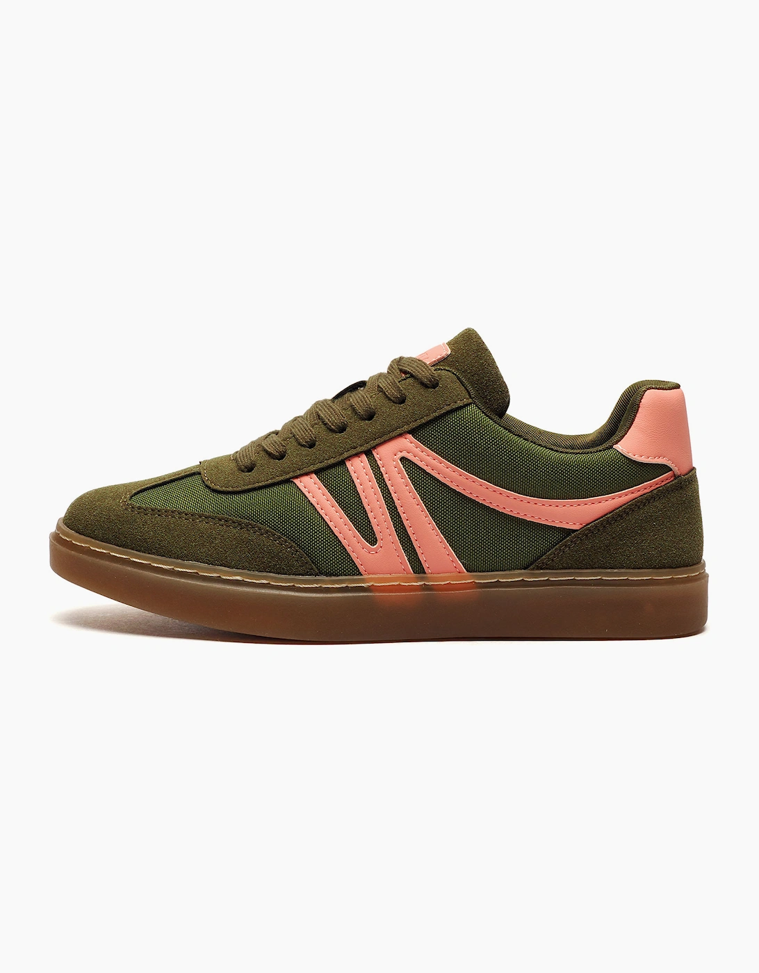 Cipriata Redea Retro Womens Trainers Khaki