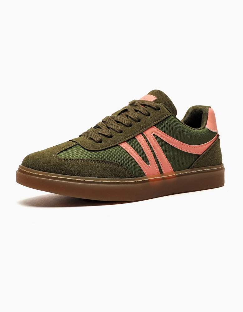 Cipriata Redea Retro Womens Trainers Khaki