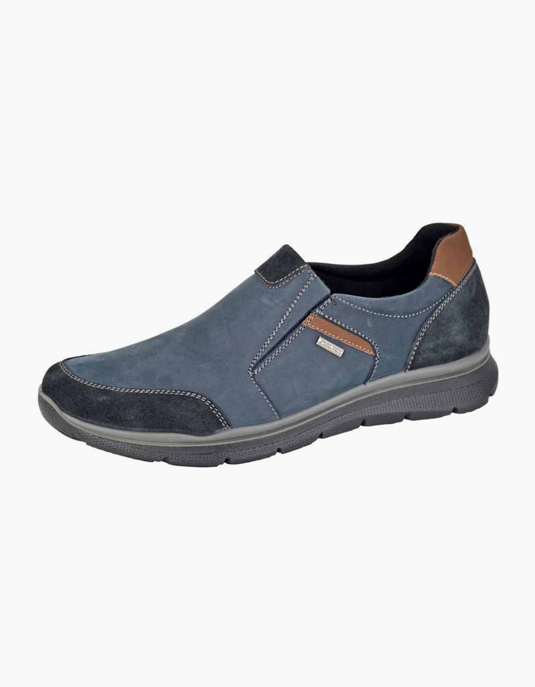 Imac Northwich Waterproof Leather Mens Shoes Navy