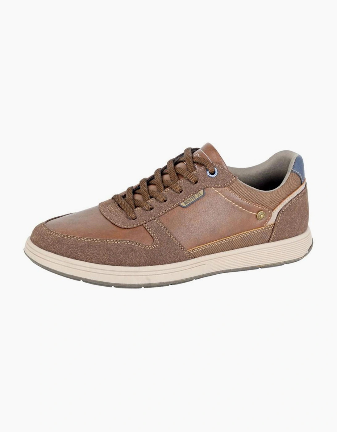 R21 Original Porto Mens Trainers Cognac