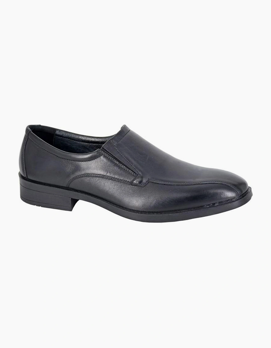 Imac Jonty Leather Mens Shoes Black