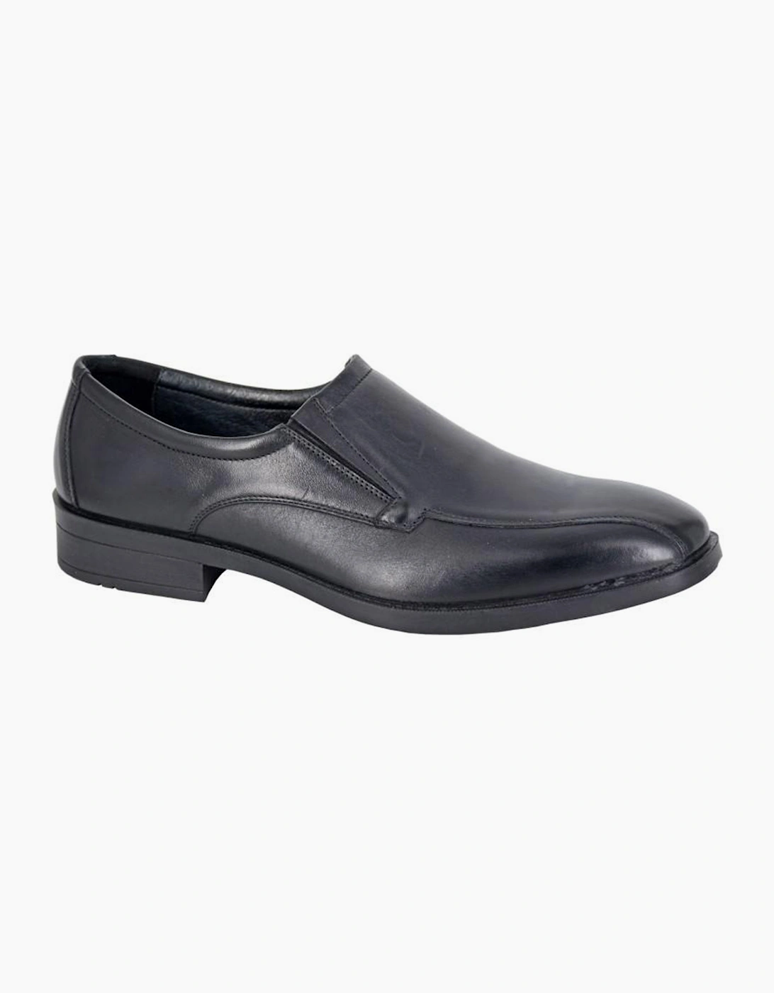 Imac Jonty Leather Mens Shoes Black