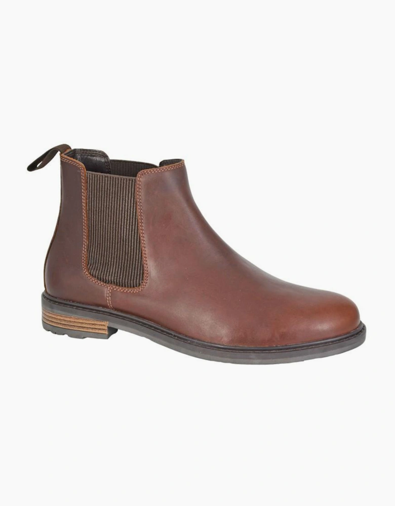 Roamers Stanton Mens Leather Boots Brown