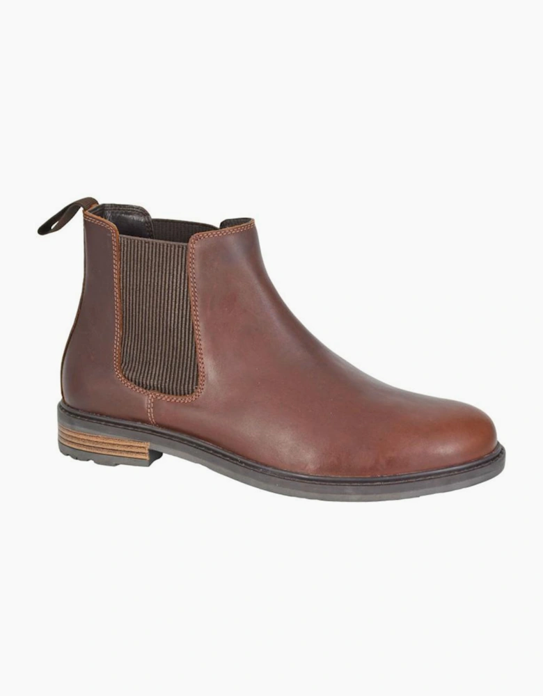 Roamers Stanton Mens Leather Boots Brown
