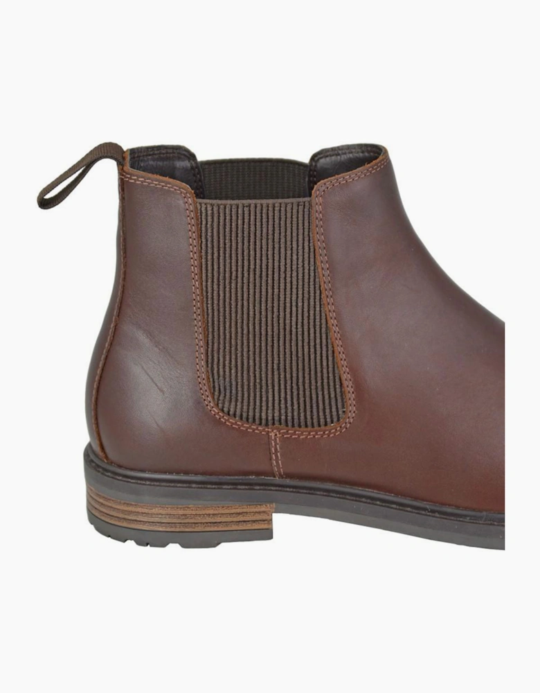 Roamers Stanton Mens Leather Boots Brown