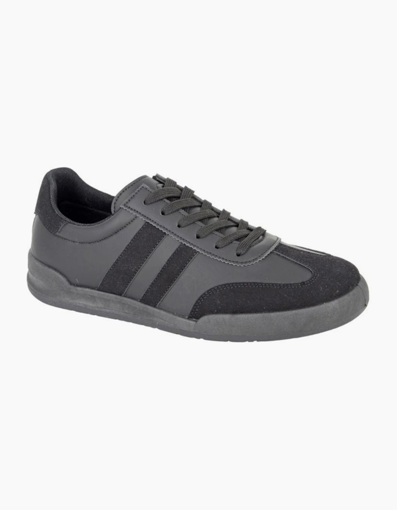 Dek Kite Retro Mens Trainers All Black