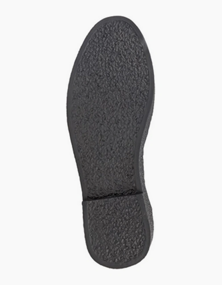 Roamers Twin Guesset Mens Suede Boots Black