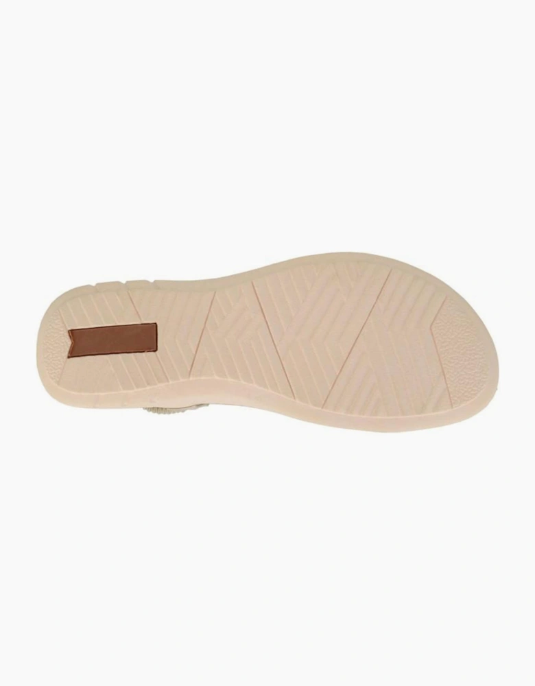 Cipriata Florence Floral Womens Sandals Beige