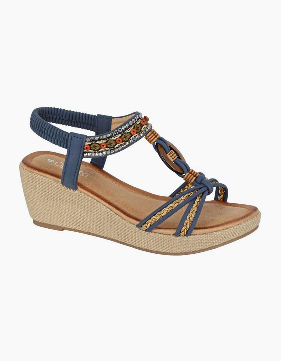 Cipriata Gioela Womens Sandals Navy