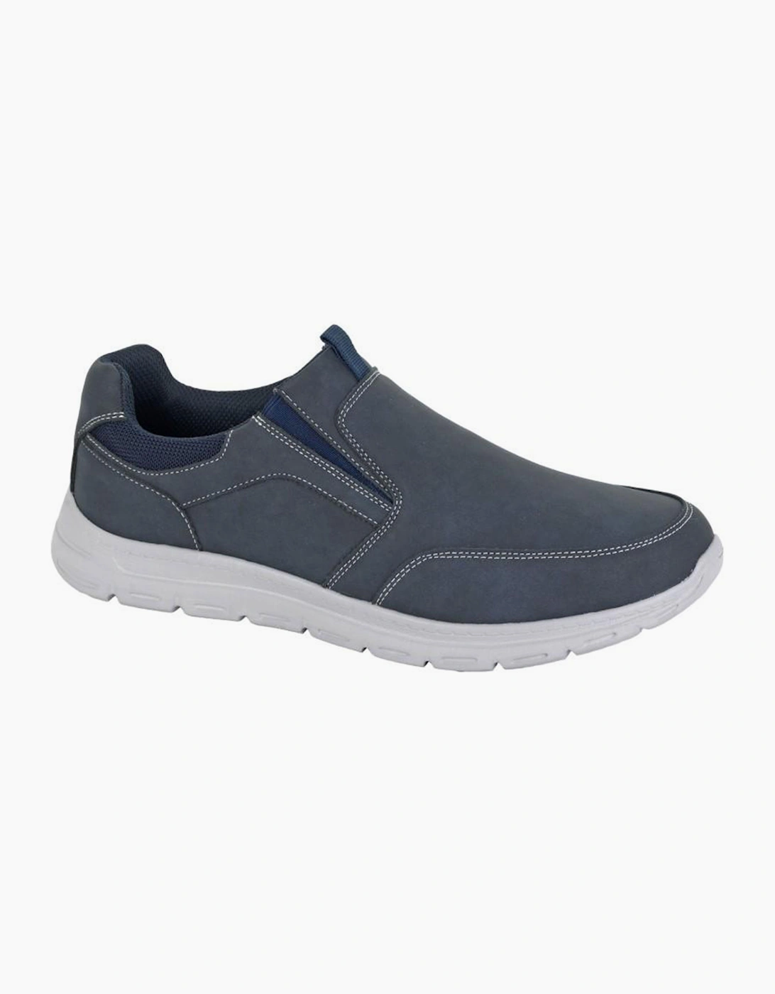 Scimitar Weston Slip On Shoes Navy
