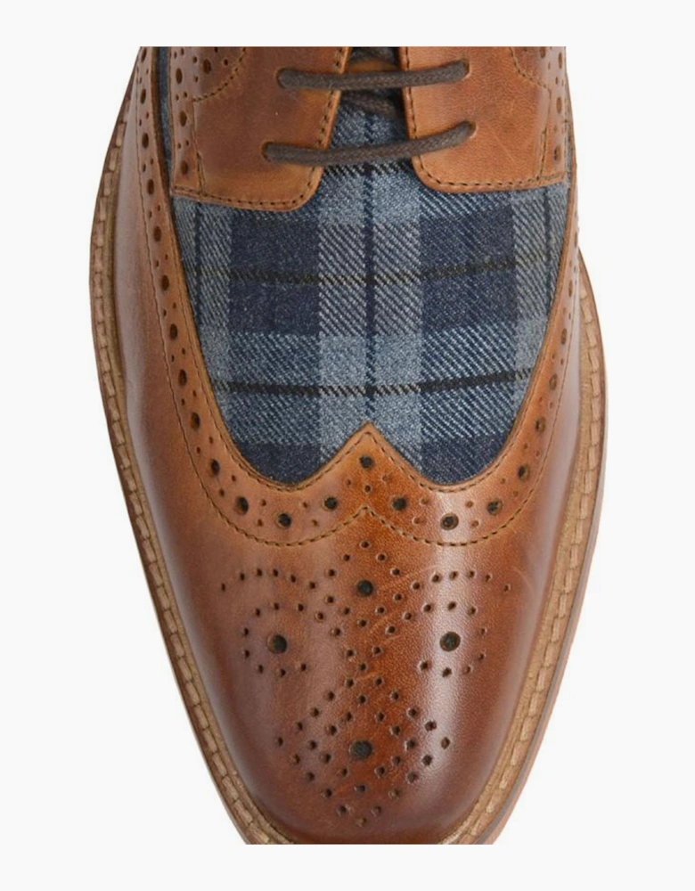 Roamers Wessington Gibson Wing Mens Shoes Tan