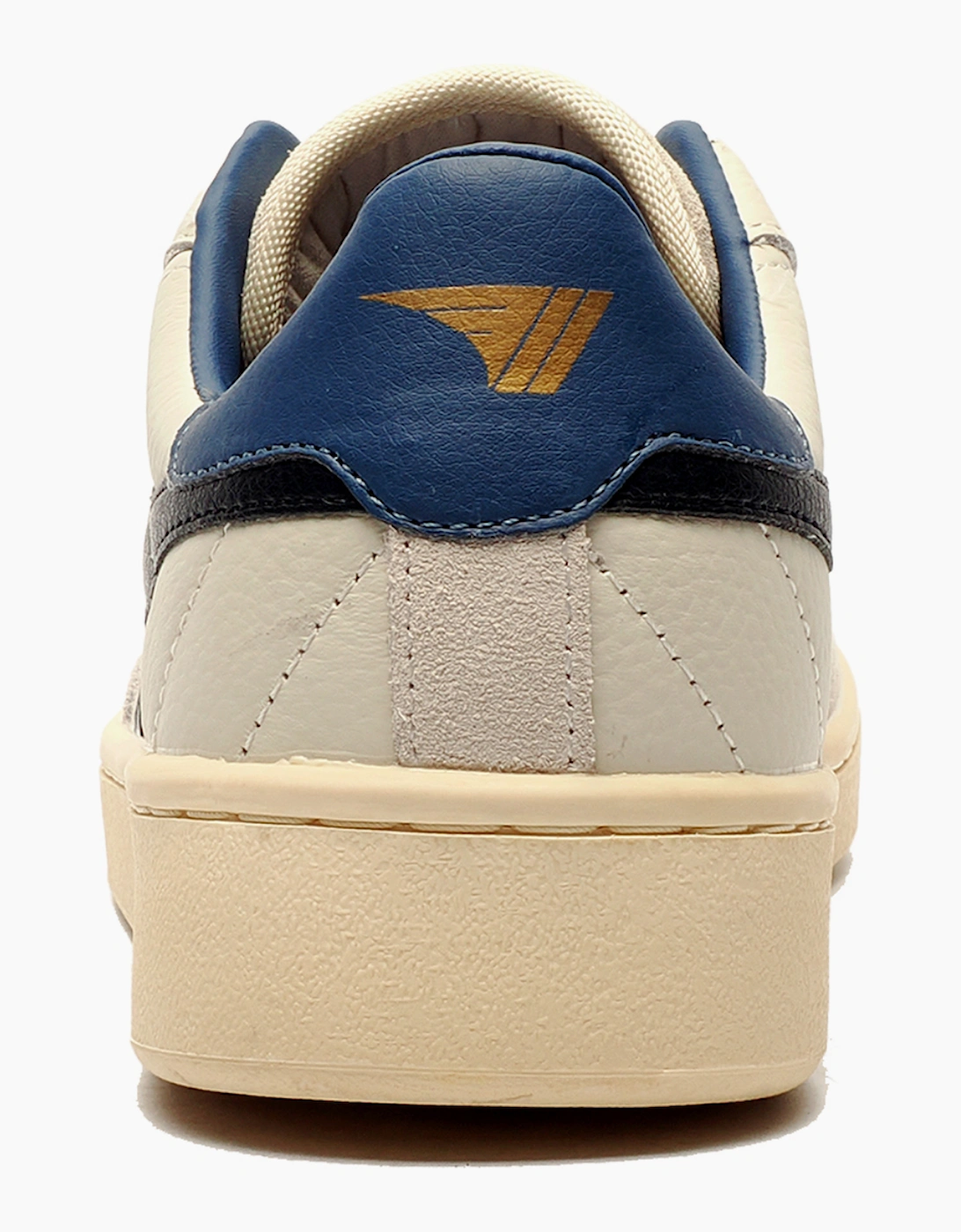 Gola Classics Contact Leather Mens Trainers Off White / Black / Moonlight Blue