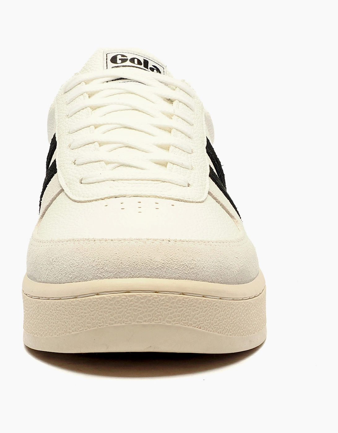 Gola Classics Grandslam Trident Leather Mens Trainers White / Black / Khaki
