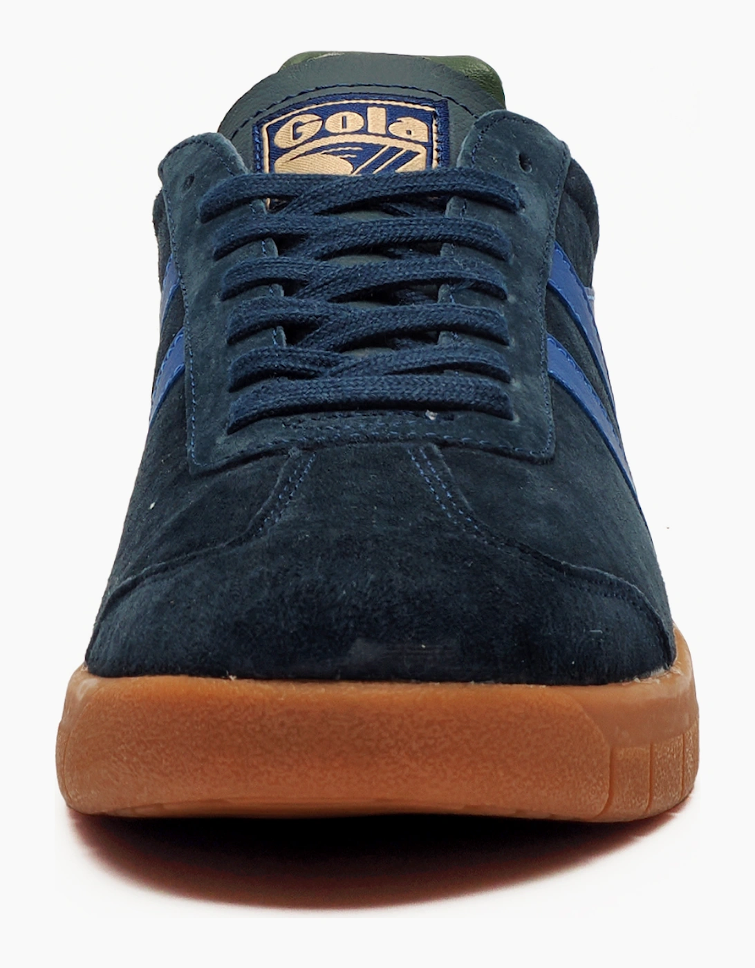 Gola Classics Hurricane Suede Mens Trainers Navy / Sapphire / Evergreen / Gum