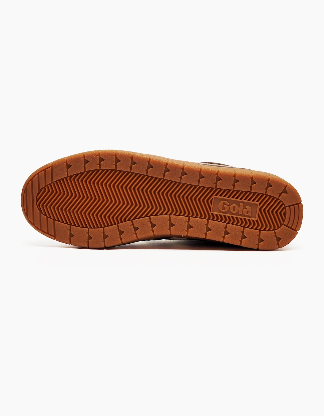 Gola Classics Hurricane Suede Mens Trainers Mocha / Off White / Evergreen / Gum