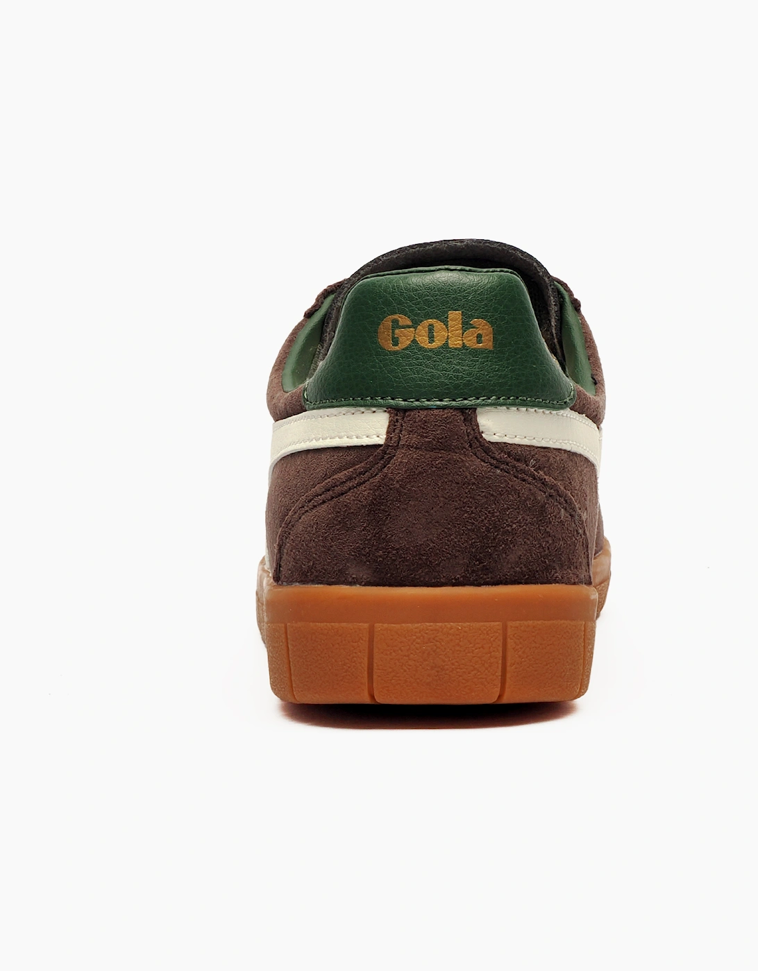 Gola Classics Hurricane Suede Mens Trainers Mocha / Off White / Evergreen / Gum