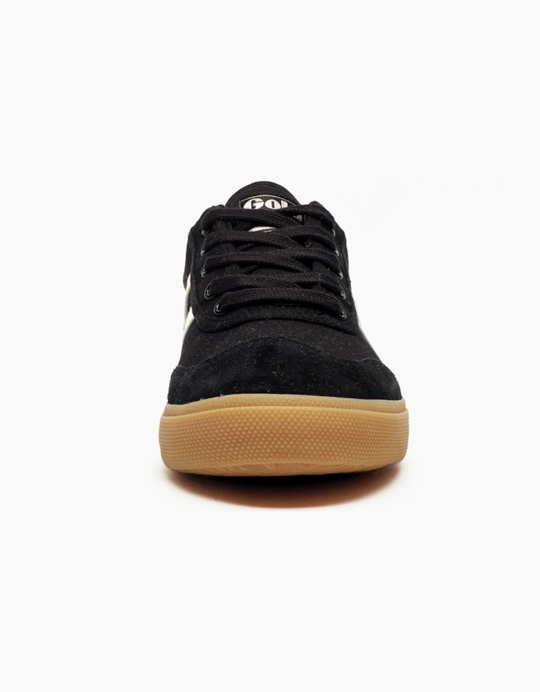 Gola Classics Badminton Mens Plimsoll Trainers Black / White