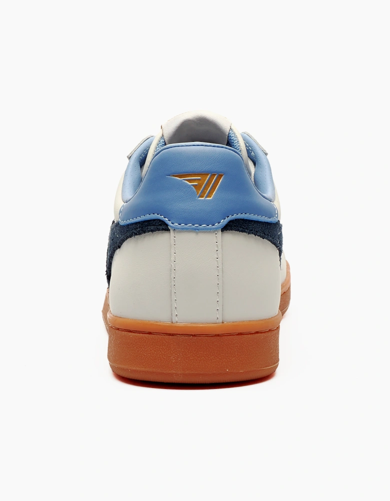 Gola Classics Equipe II Leather Mens Trainers White / Navy / Vista