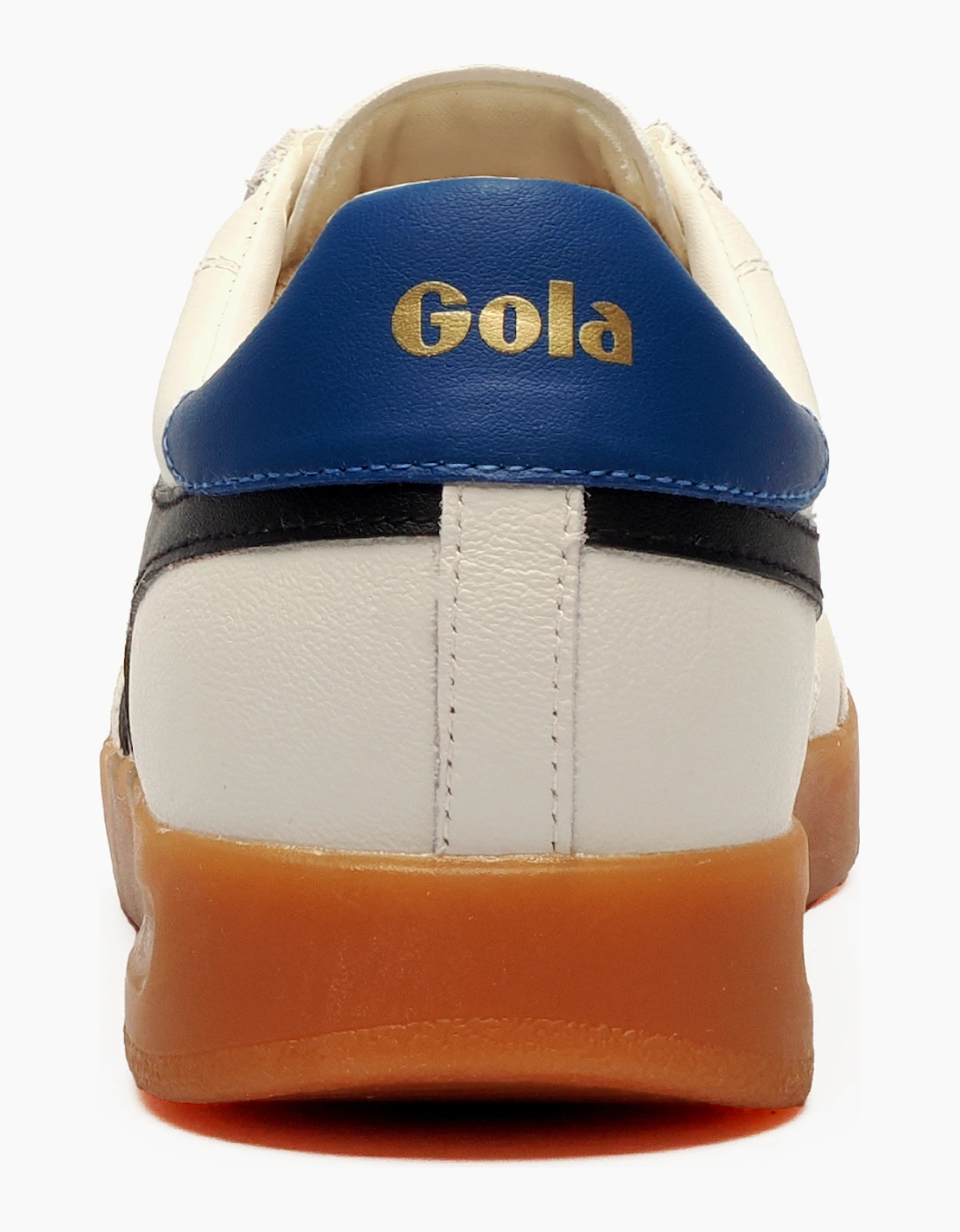Gola Classics Stadia Leather Mens Trainers White / Black / Marine Blue