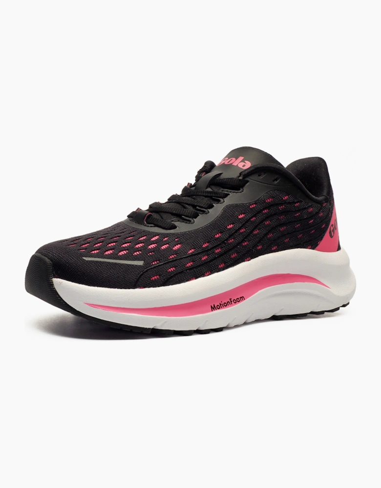 Gola Alzir Speed MotionFoam Womens Running Shoes Black / Hot Pink