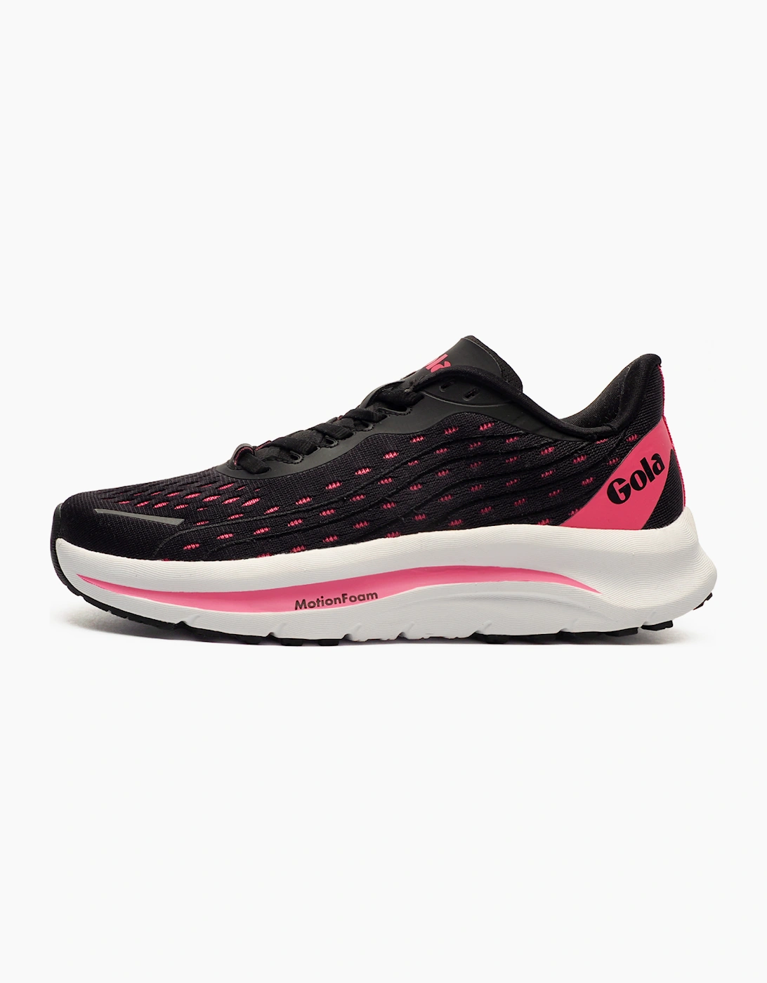 Gola Alzir Speed MotionFoam Womens Running Shoes Black / Hot Pink