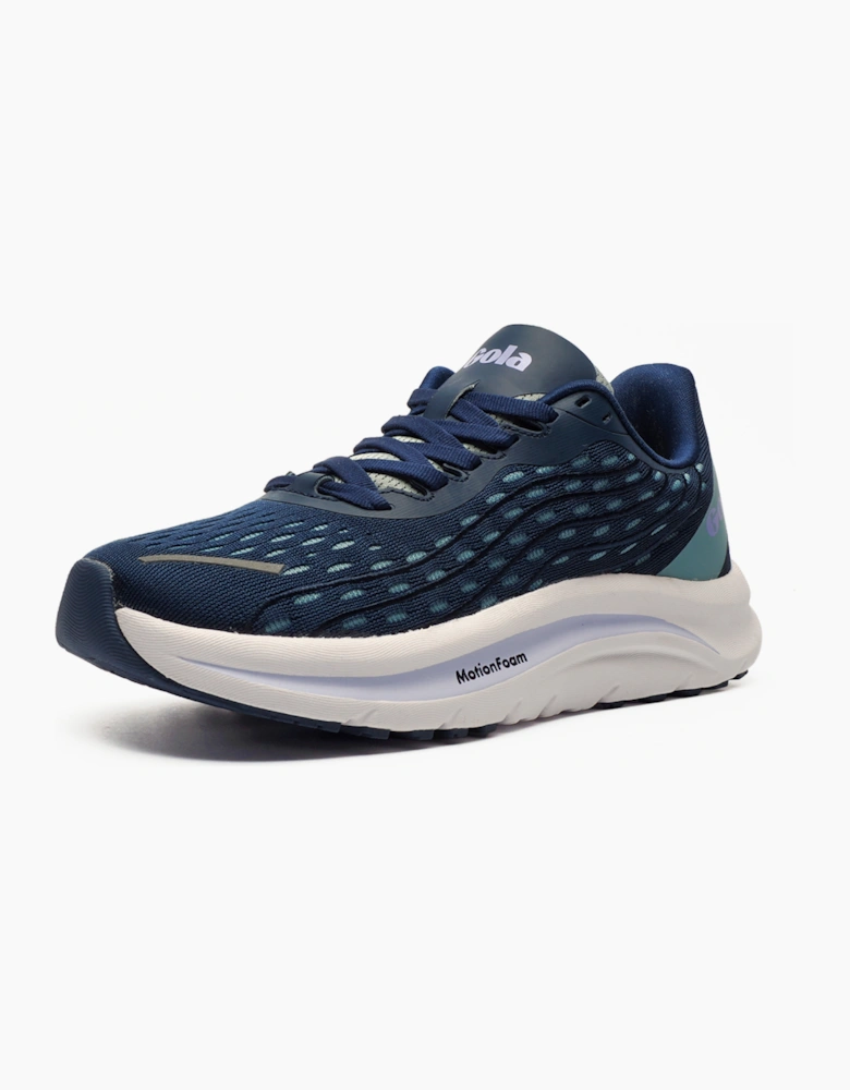 Gola Alzir Speed MotionFoam Womens Running Shoes Navy / Teal / Lilac