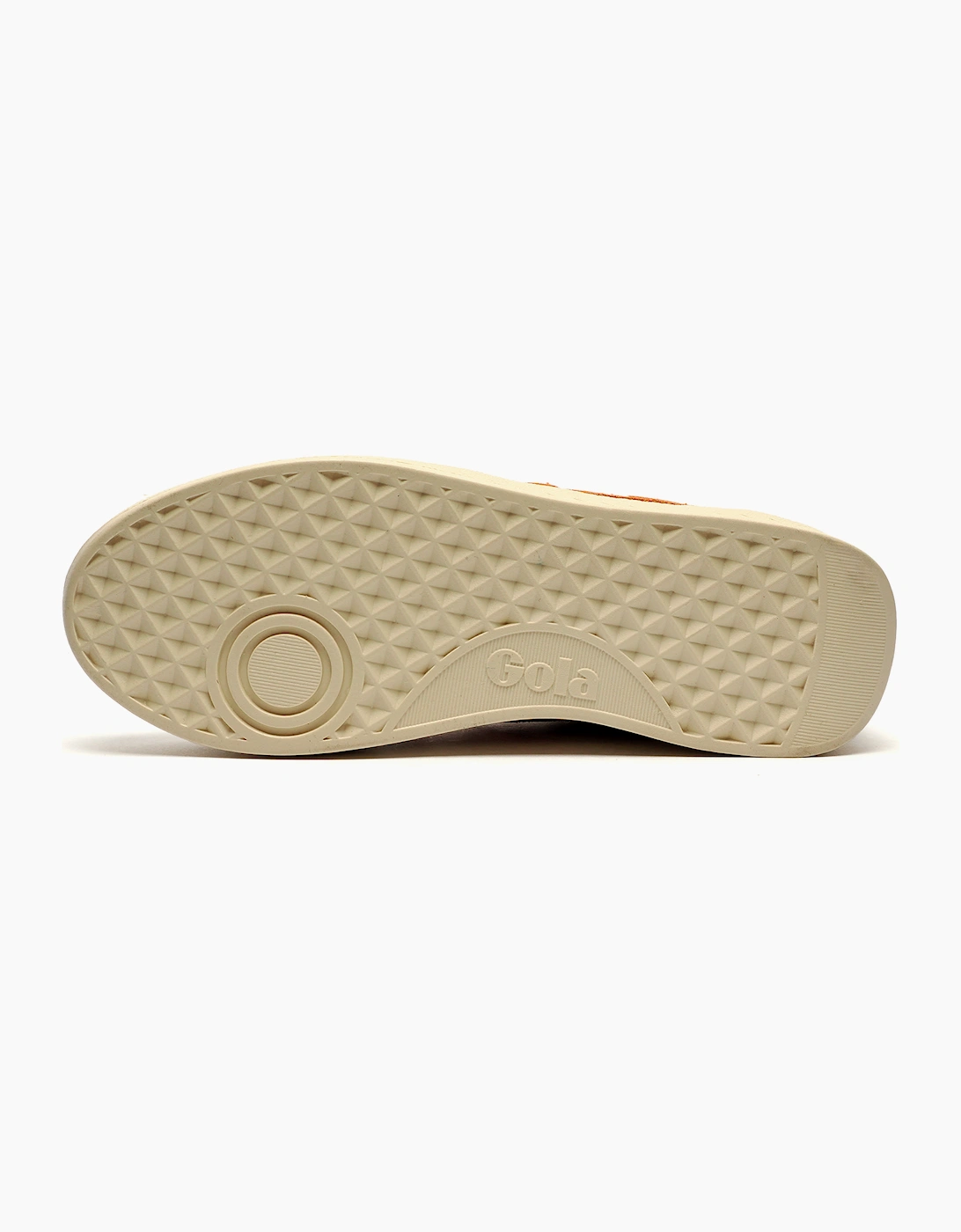 Gola Classics Grandslam Trident Mens Trainers White / Off White / Moody Orange / Tobacco