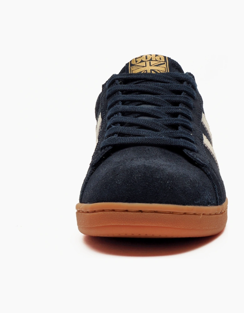Gola Classics Equipe II Suede Mens Trainers Navy / Smoke / Green