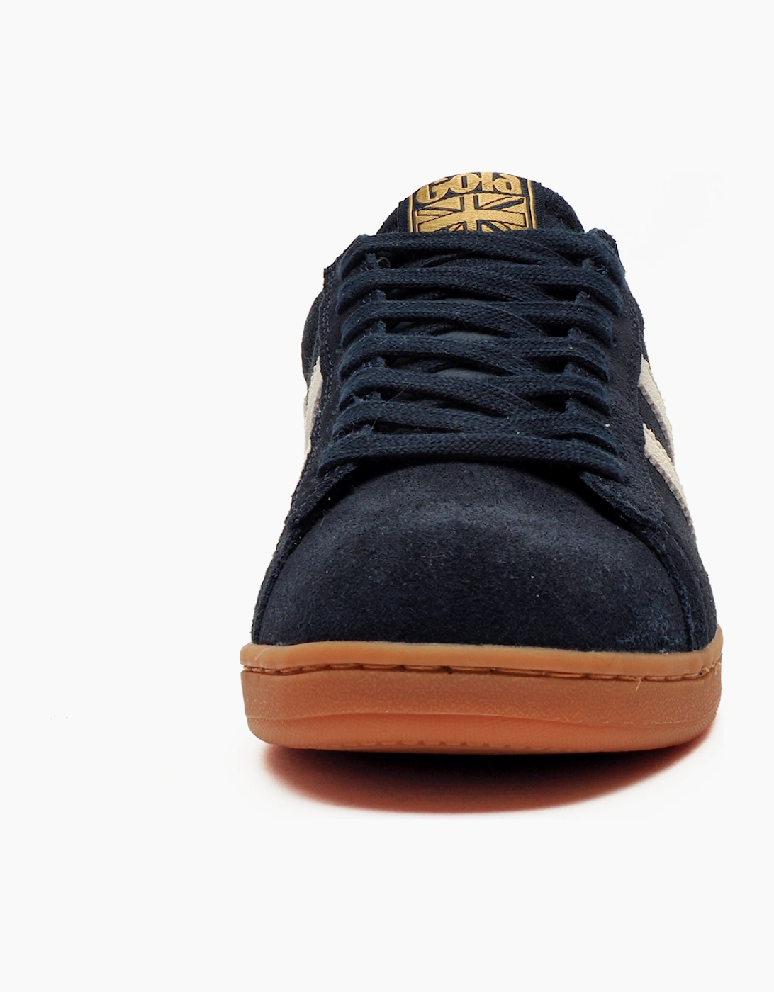 Gola Classics Equipe II Suede Mens Trainers Navy / Smoke / Green