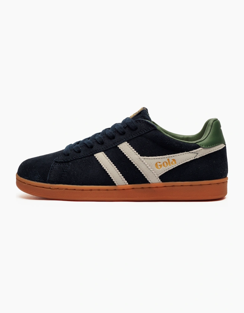 Gola Classics Equipe II Suede Mens Trainers Navy / Smoke / Green