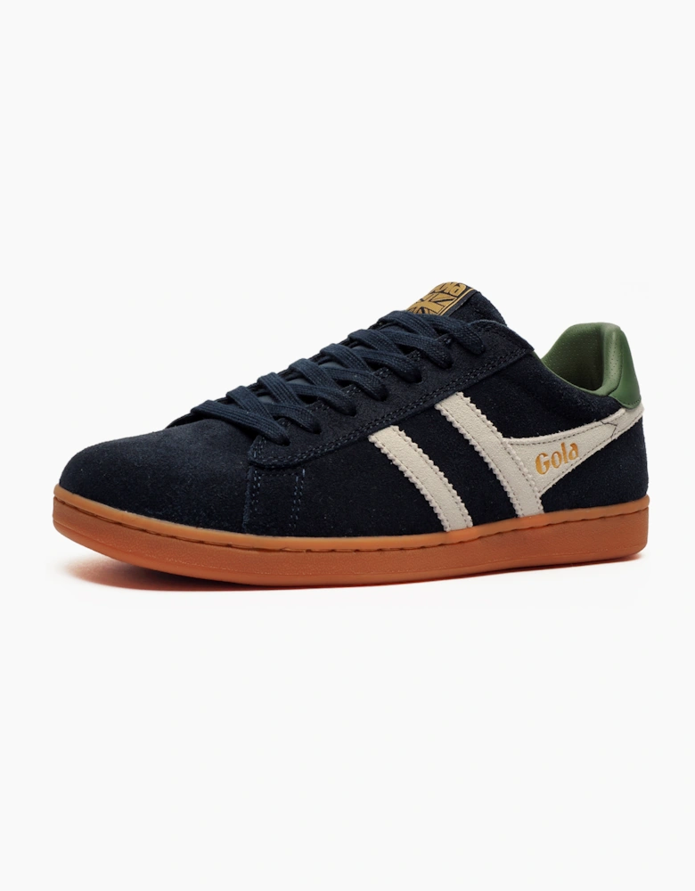 Gola Classics Equipe II Suede Mens Trainers Navy / Smoke / Green