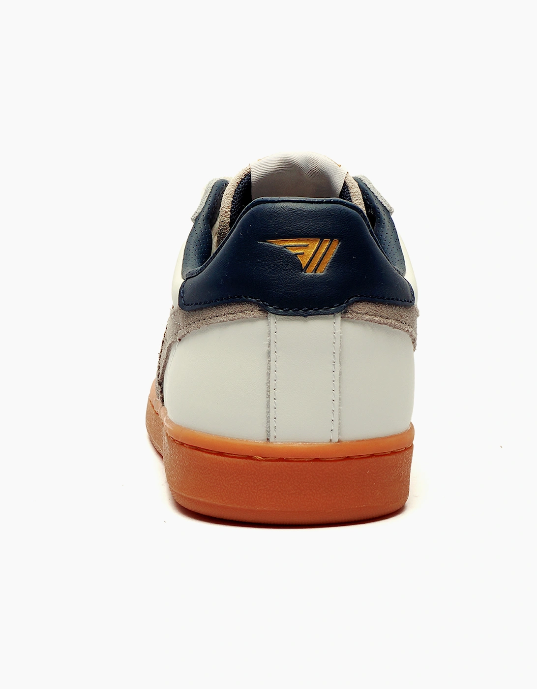 Gola Classics Equipe II Leather Mens Trainers White / Cement / Navy