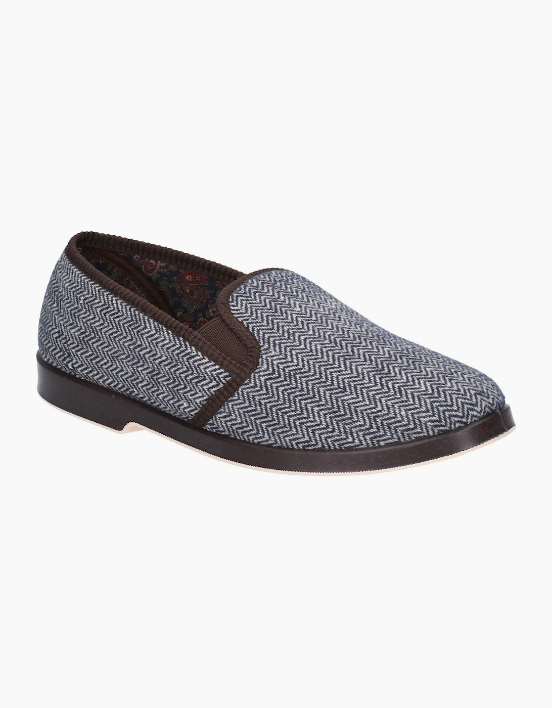 GBS Stafford Mens Slippers Brown
