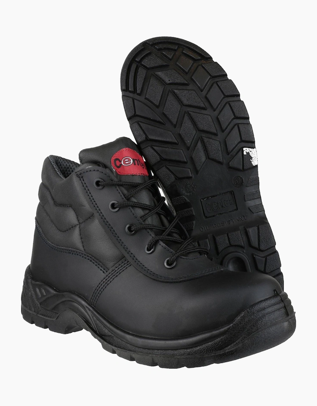 Centek FS30C Mens Lace-up Safety Boots Black
