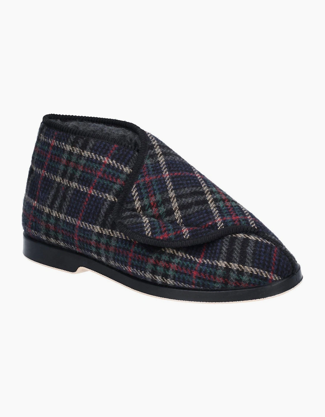 GBS William Mens Slippers Check