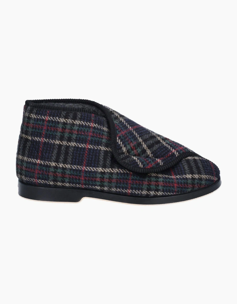 GBS William Mens Slippers Check