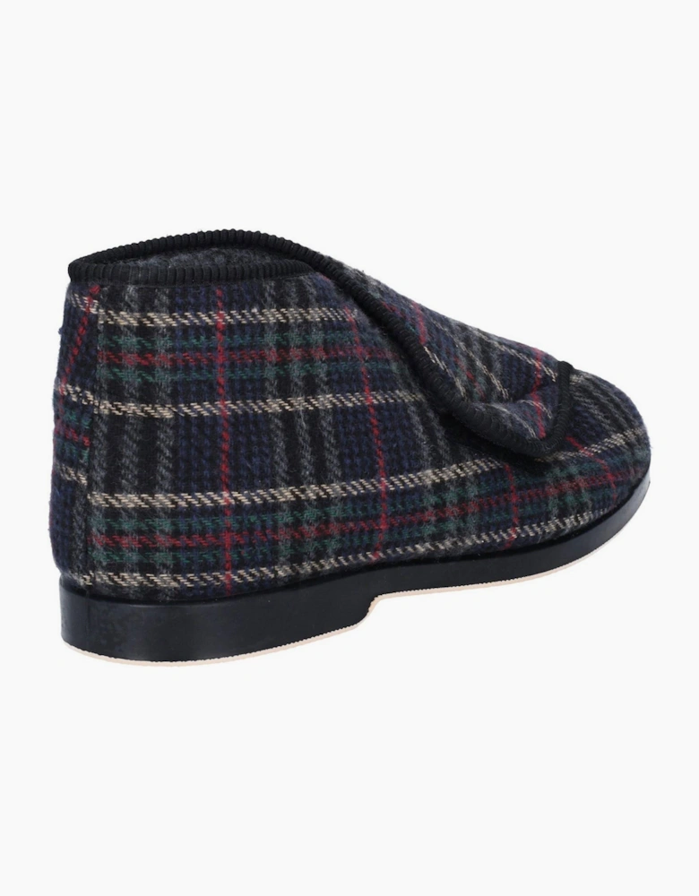 GBS William Mens Slippers Check