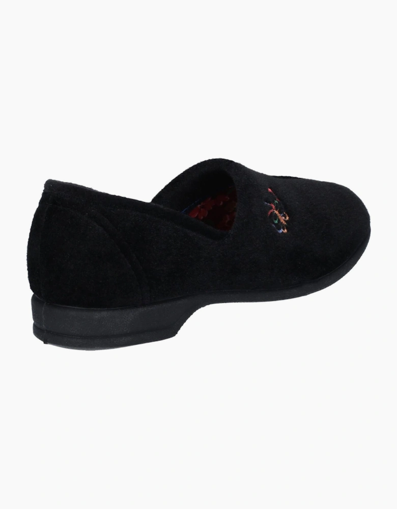 Mirak Bouquet Slipper Womens Black