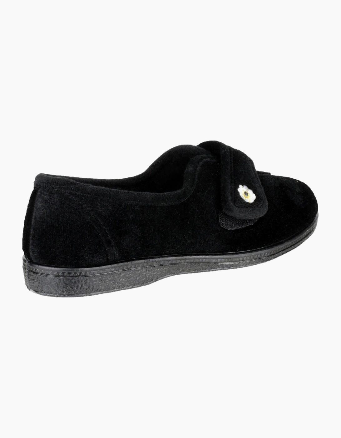 Mirak Andrea Touch Fastening Slipper Womens Black