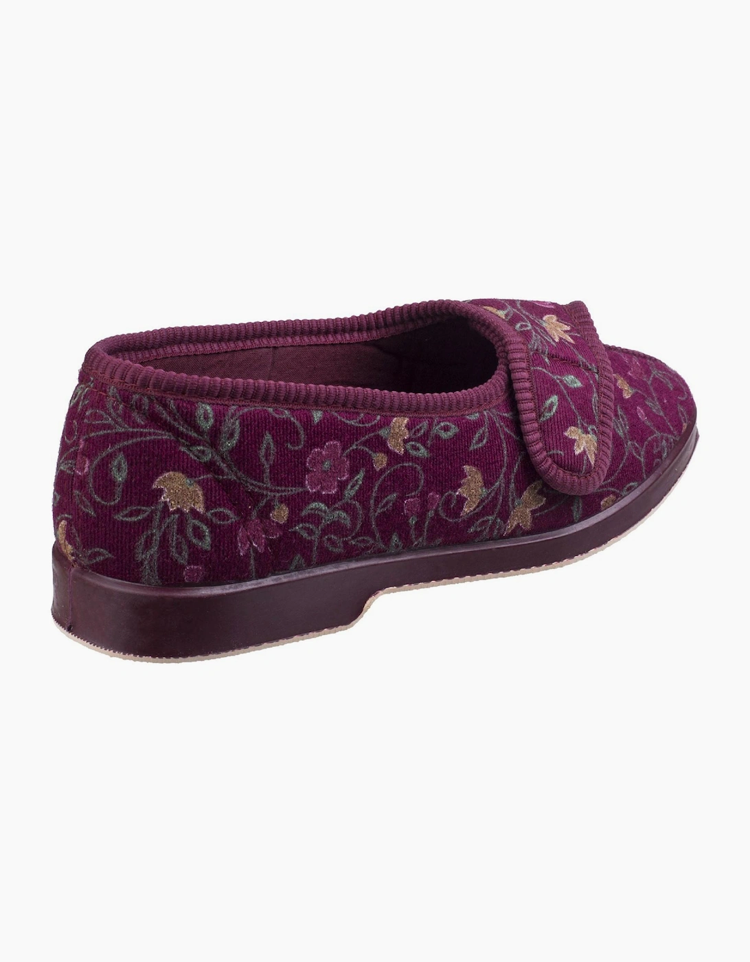 GBS Wilma Slipper Womens (Wide Fit) Wine