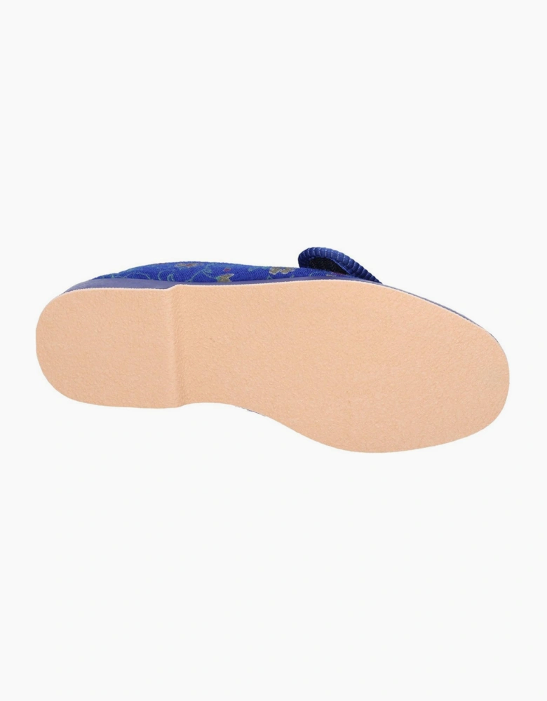 GBS Wilma Slipper Womens (Wide Fit) Blue