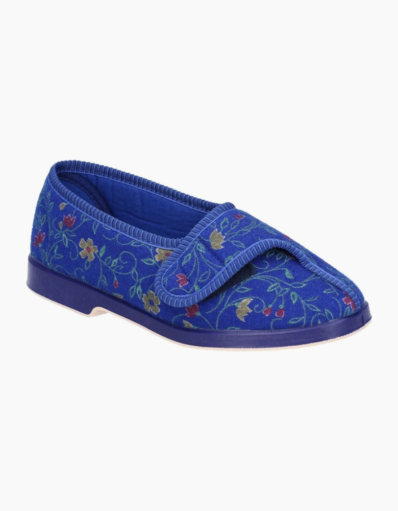 GBS Wilma Slipper Womens (Wide Fit) Blue
