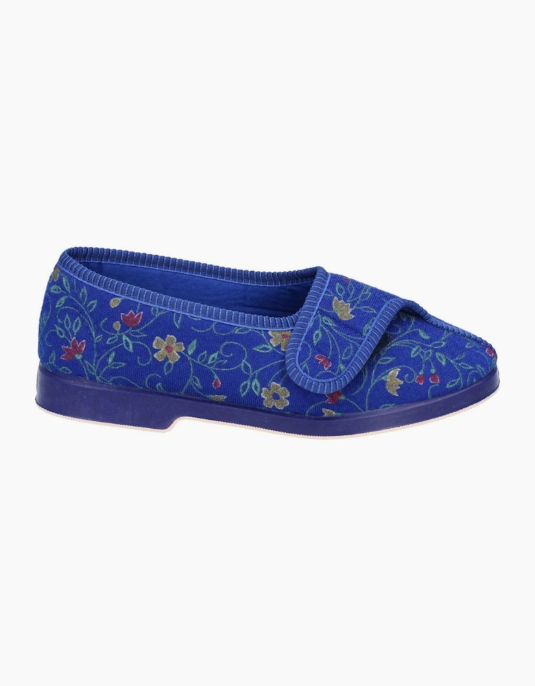 GBS Wilma Slipper Womens (Wide Fit) Blue