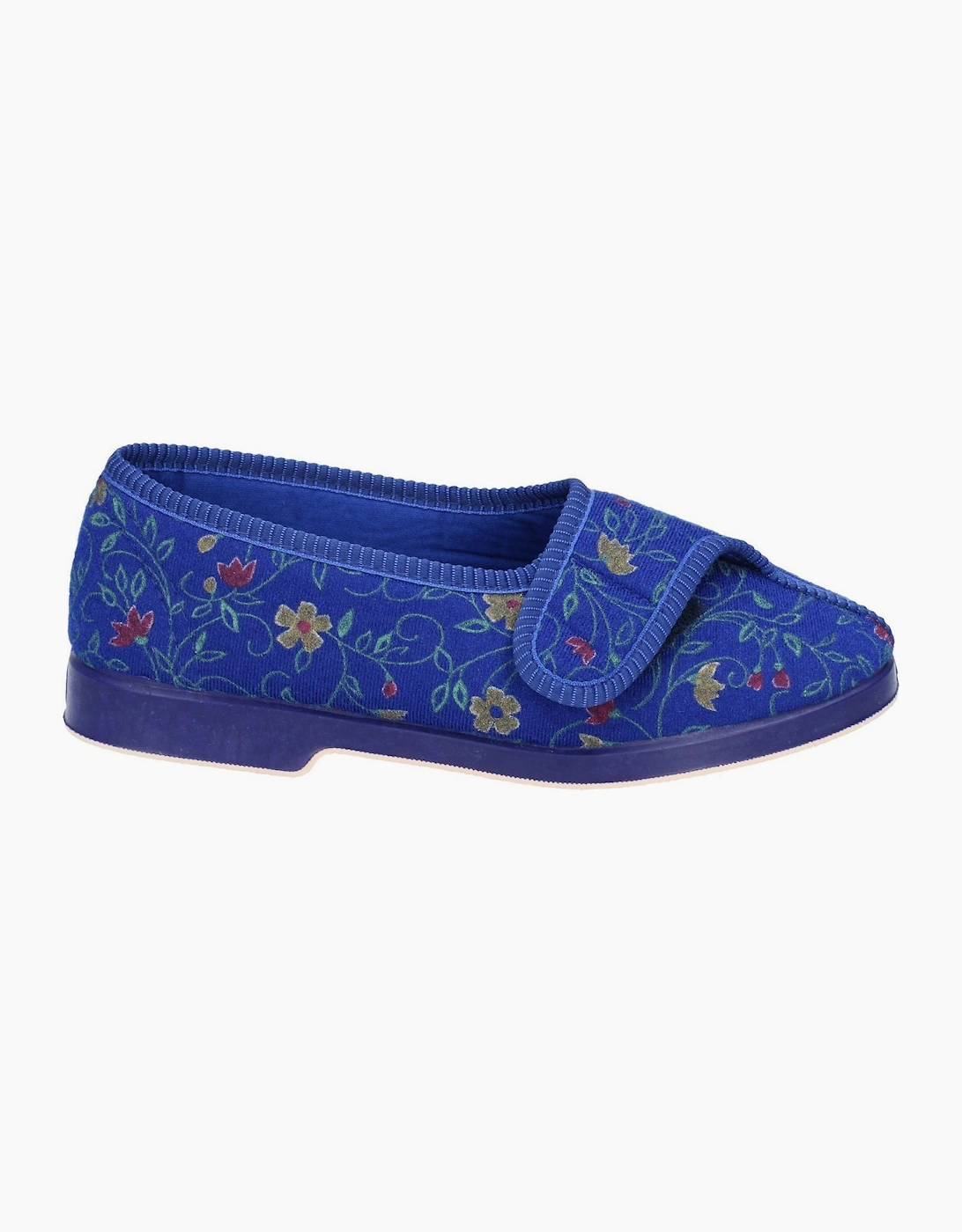 GBS Wilma Slipper Womens (Wide Fit) Blue