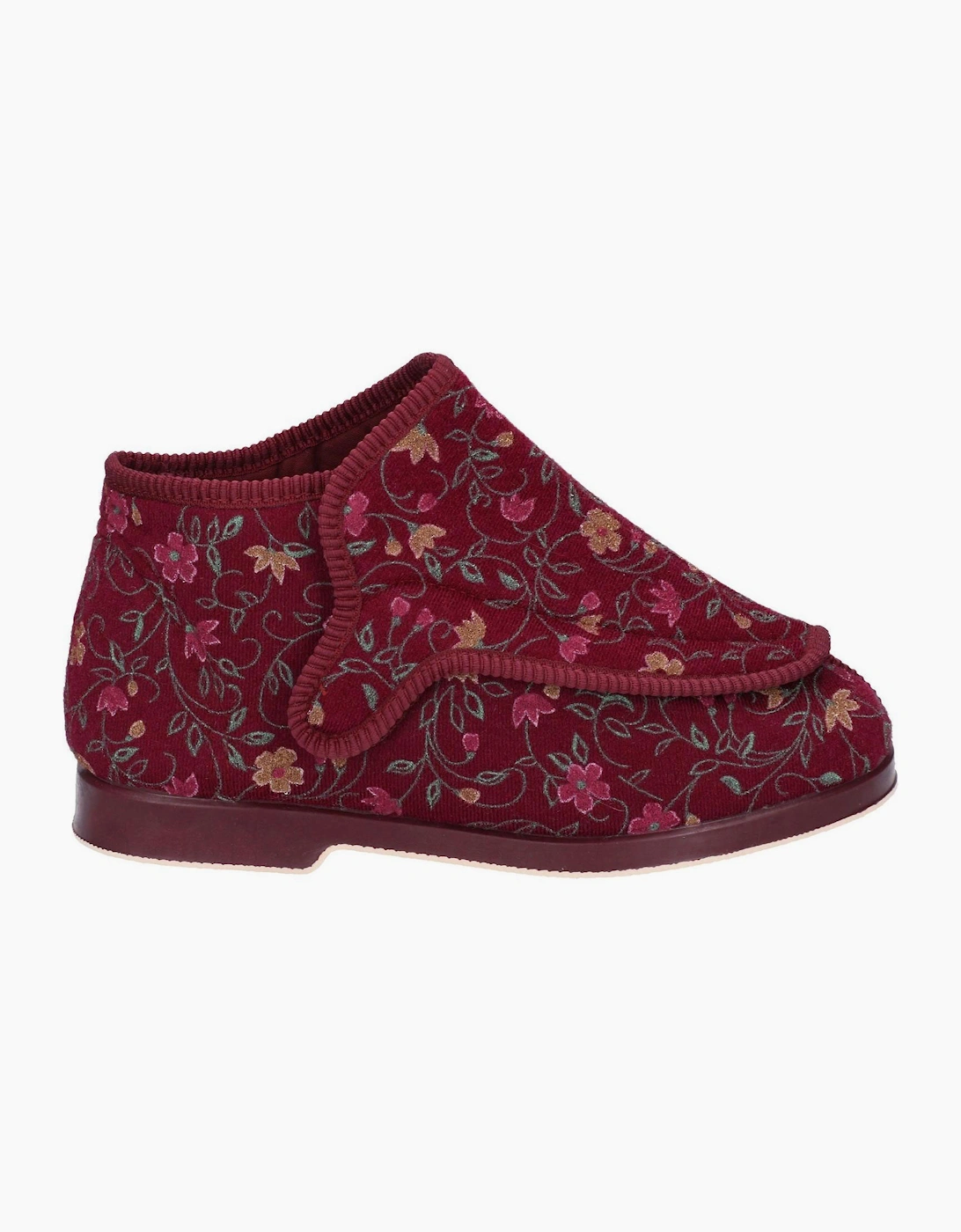 GBS Rhona Womens (Extra Wide Fit) Slippers Wine