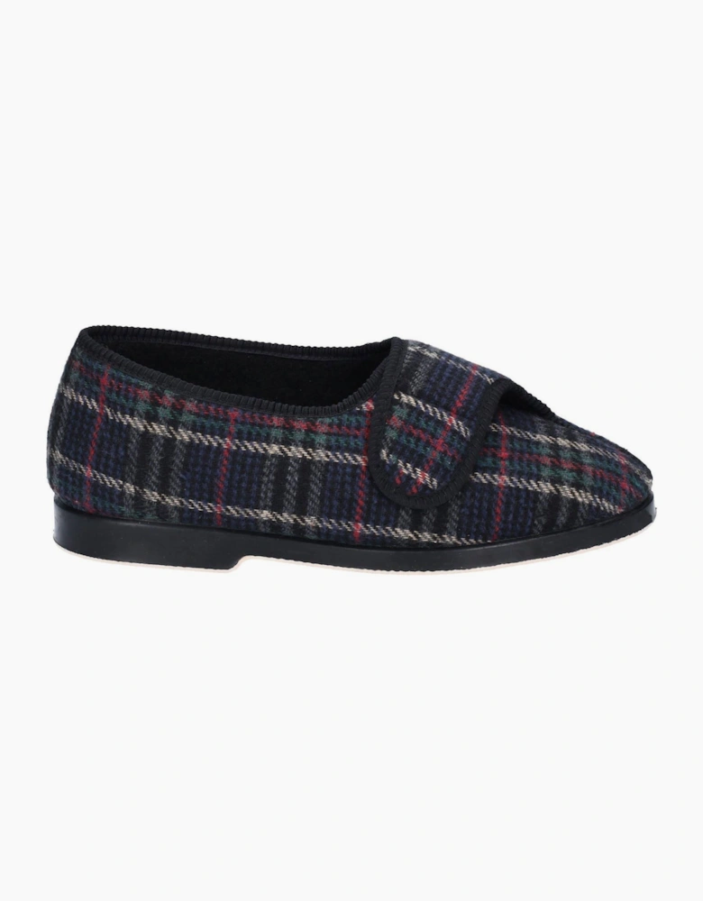 GBS Bill Mens Slippers Check