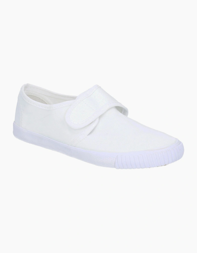 Mirak Plimsolls Touch Fastening Juniors White