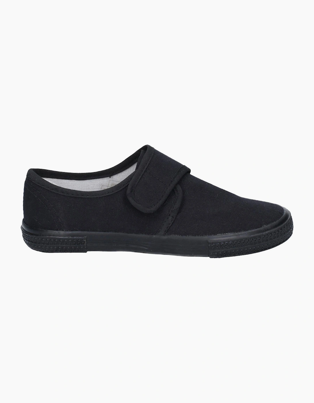 Mirak Plimsolls Touch Fastening Juniors Black