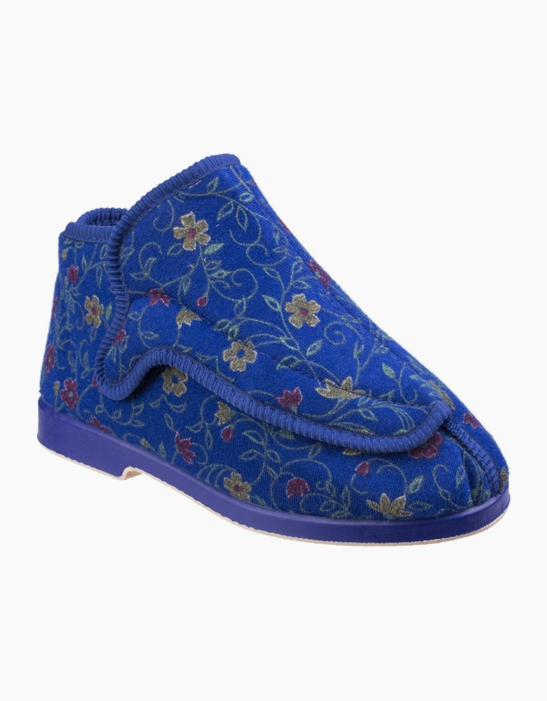 GBS Rhona Womens (Extra Wide Fit) Slippers Blue